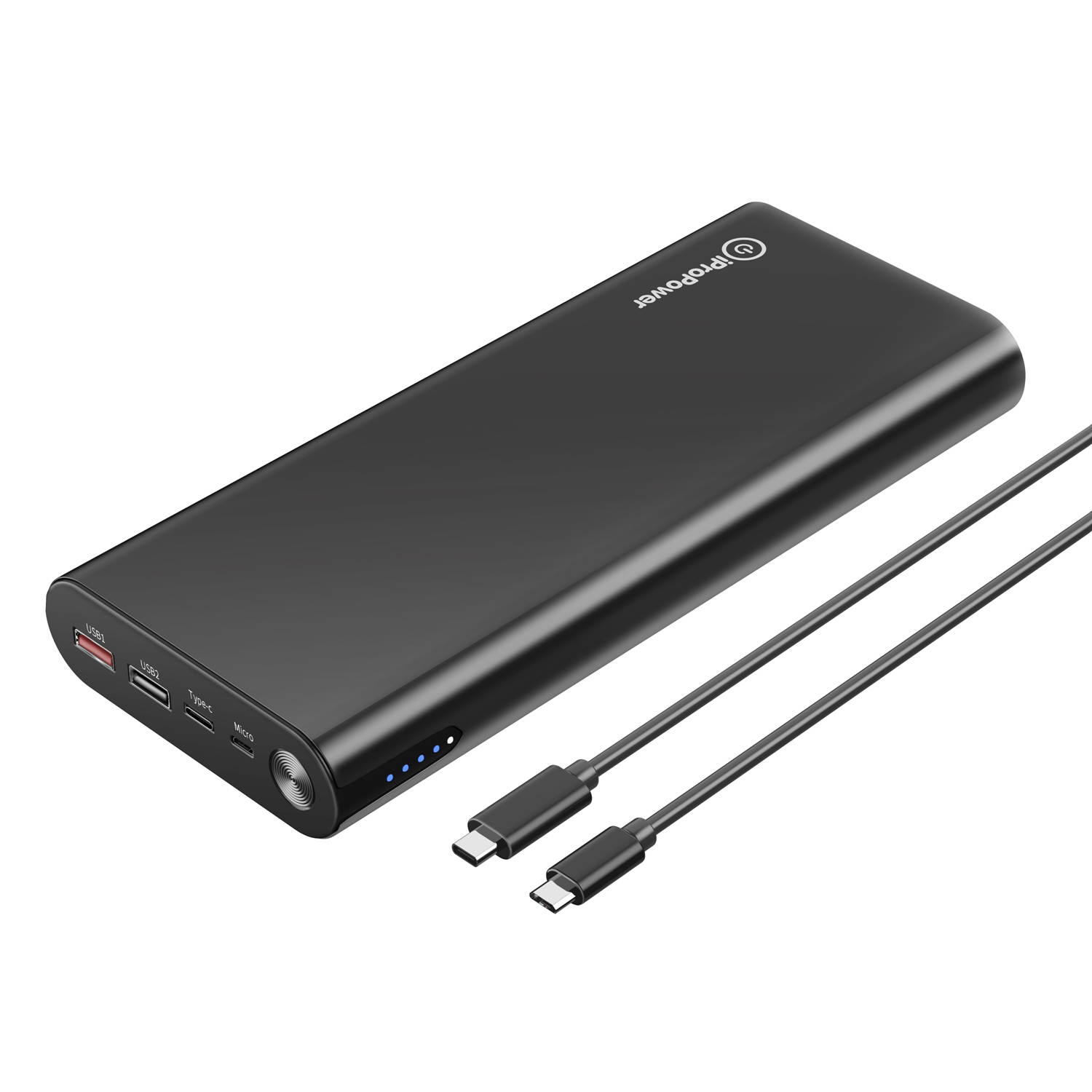 100Wh USB-C PD Power Bank 27000mAh, iProPower Portable External Battery Pack Power Delivery Charger for MacBook Air/Pro Laptop Tablet iPhone Smartphone