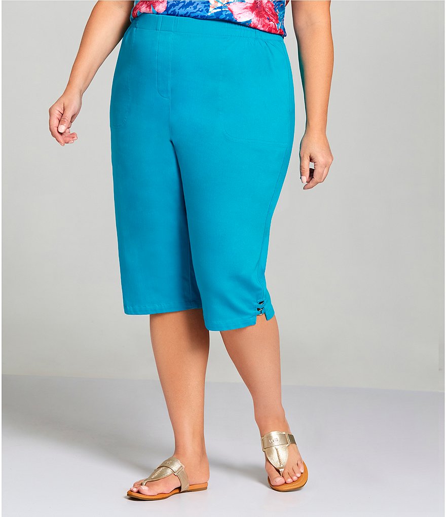 Vince Camuto Plus Size Tencel Drawstring Shorts