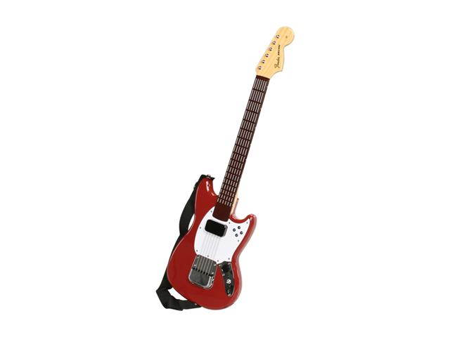 MadCatz Wii Rock Band 3 Wireless Fender Mustang Pro-Guitar Controller Red