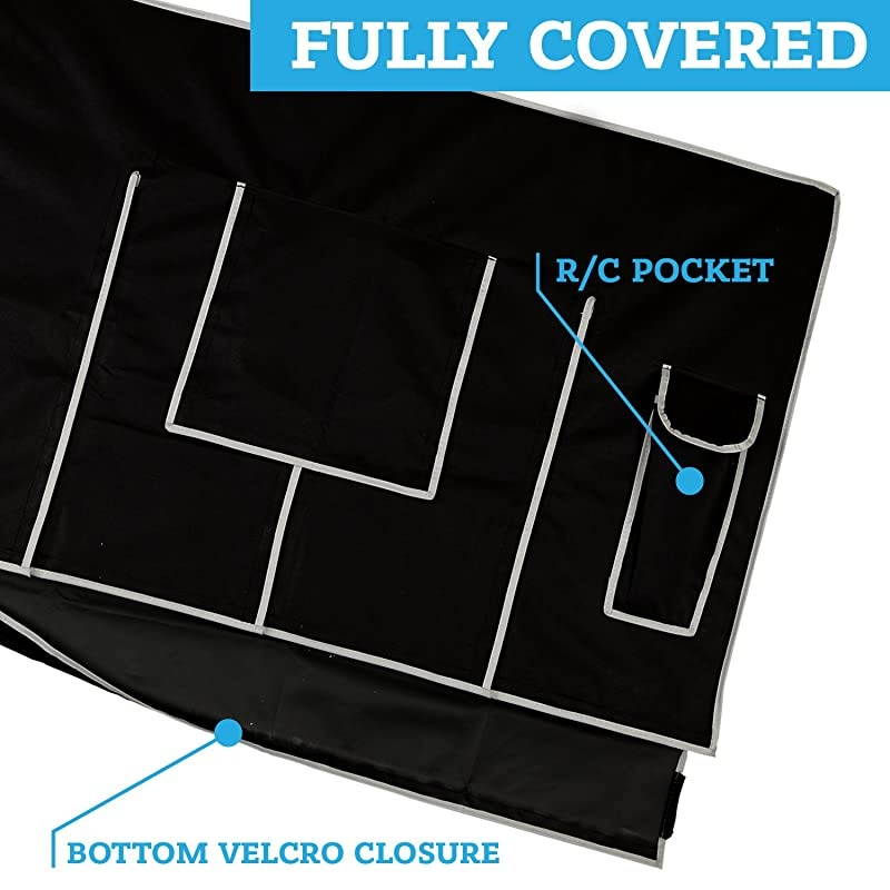 TV Cover 60-65 inch - Weatherproof Protector for Flat TVs with Bottom Seal, 600D Waterproof Material. Extend Your TV Life.