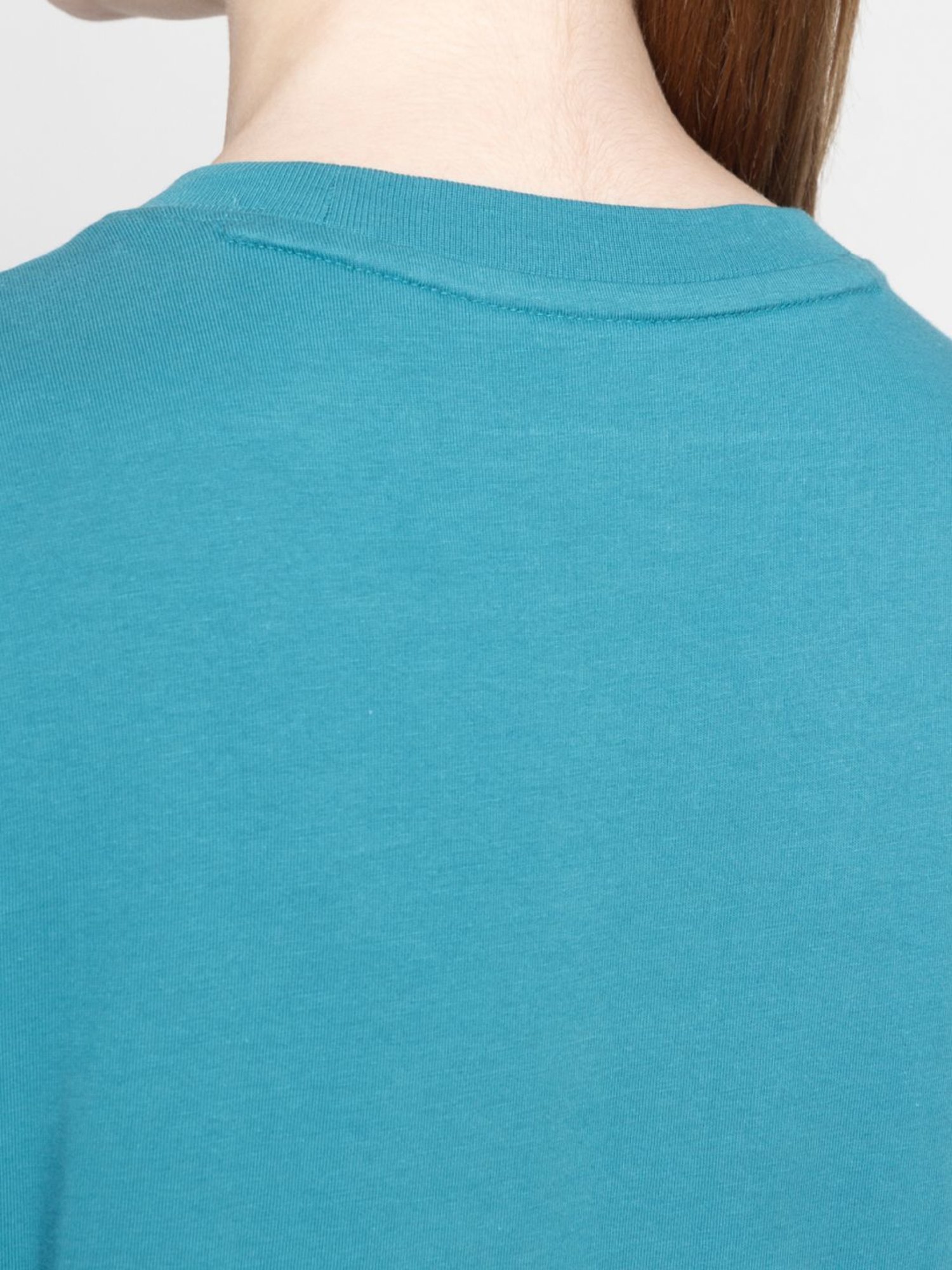 Adidas Originals Blue Cotton Printed T-Shirt