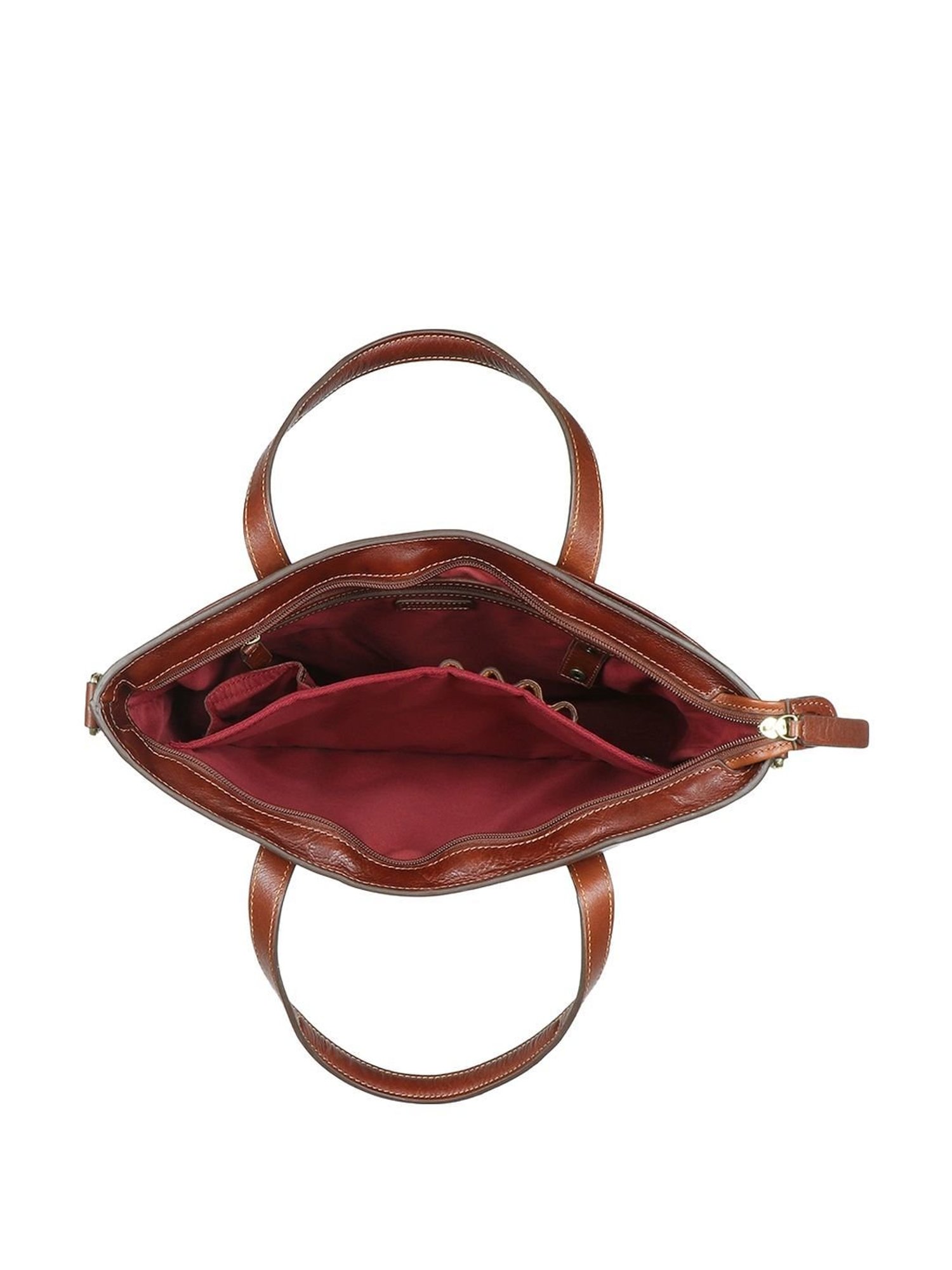 Hidesign SAHARA Tan Leather Large Laptop Messenger Bag