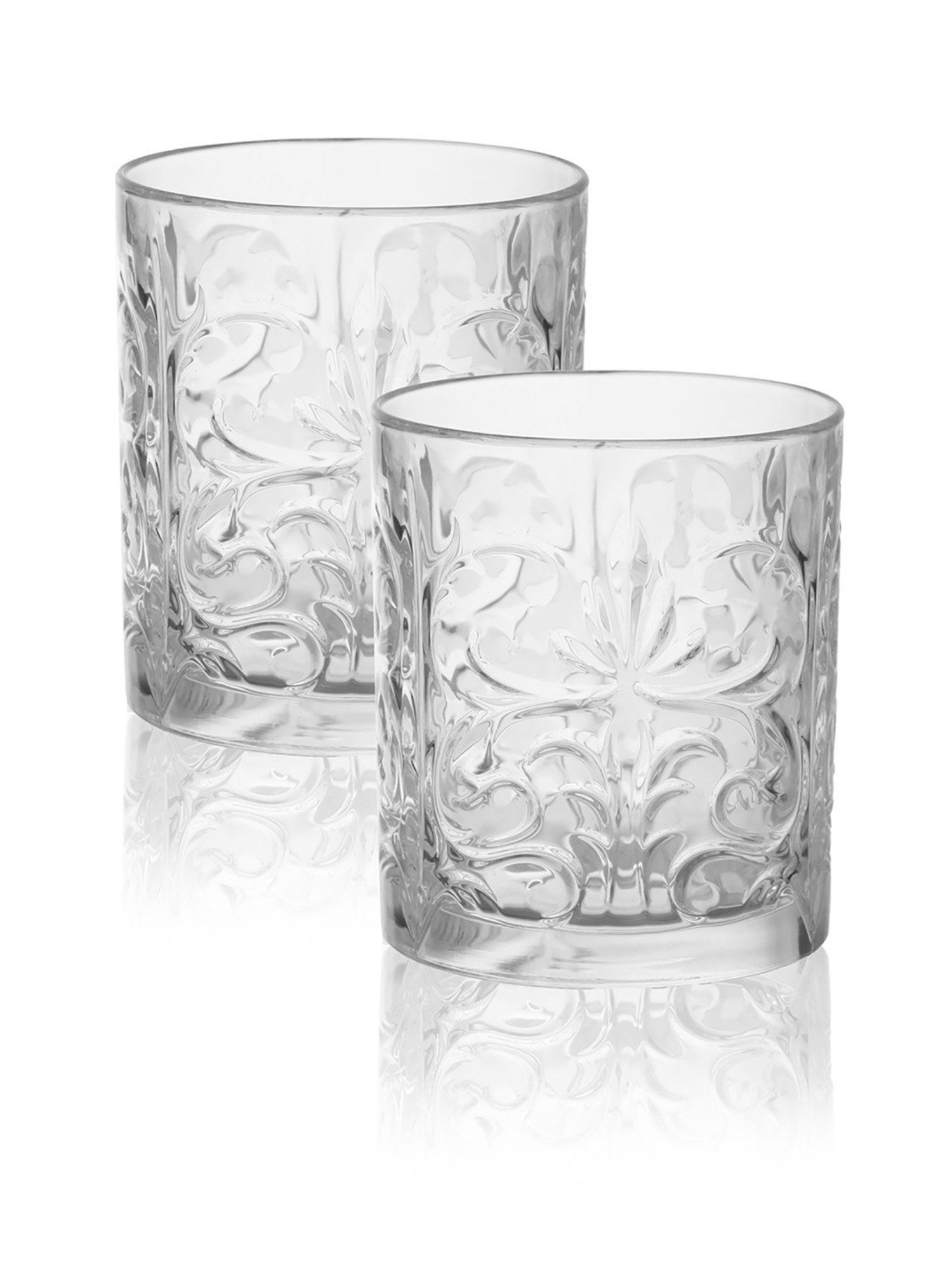 Trovea's Tattoo Dof Tumbler Transparent Glass Whisky Glass - Set of 6