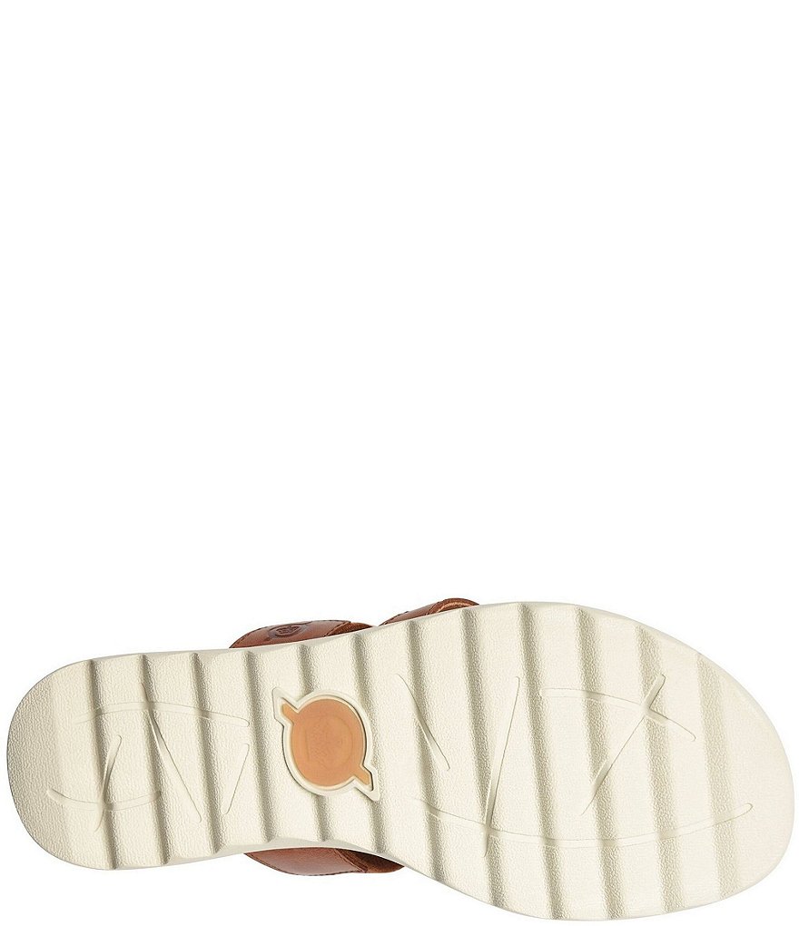 Born Bay Leather Elastic Thong Slide Sandals