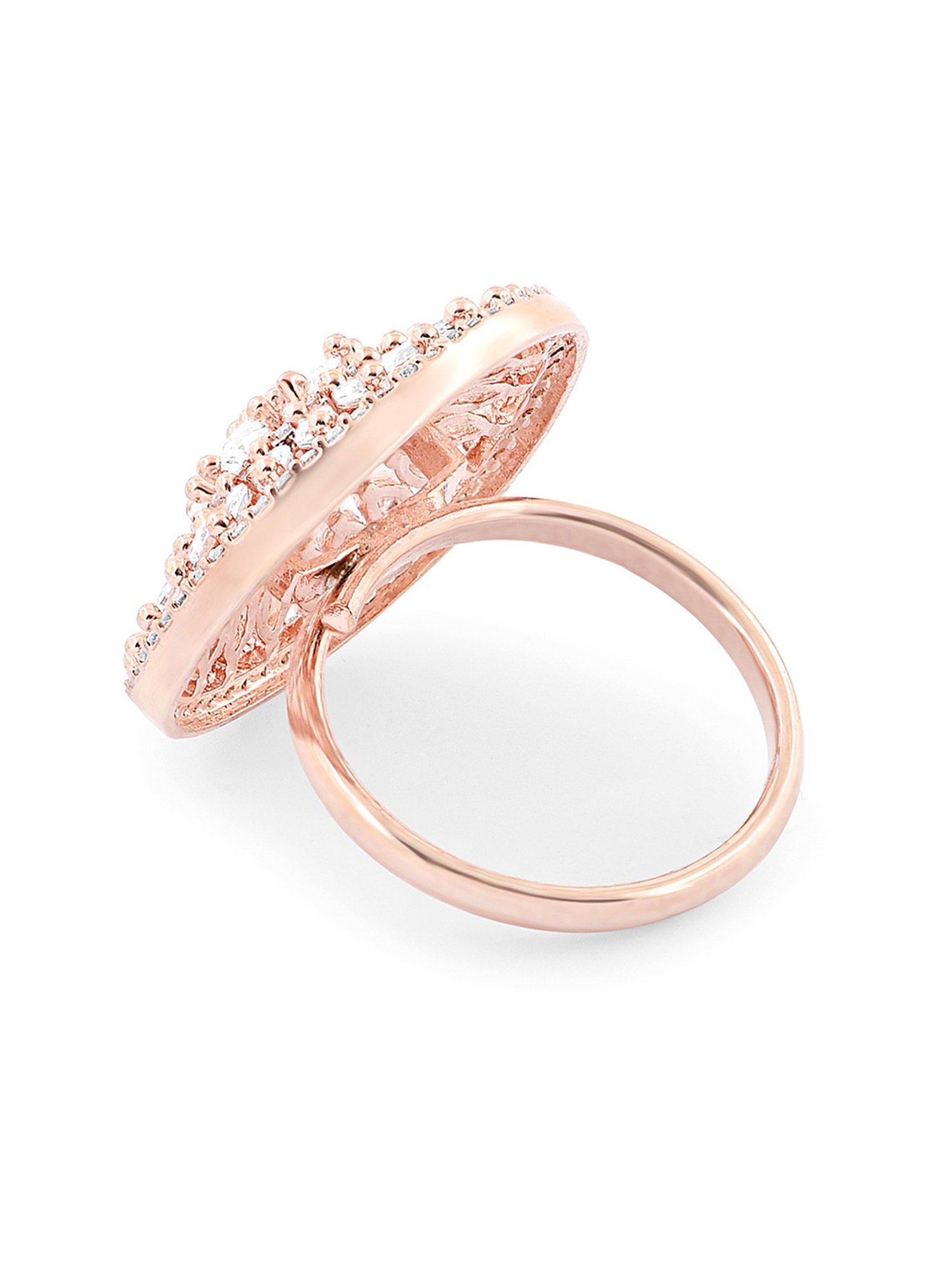 Accessorize London Women's Jewel Embellished Rings Set Of Three White