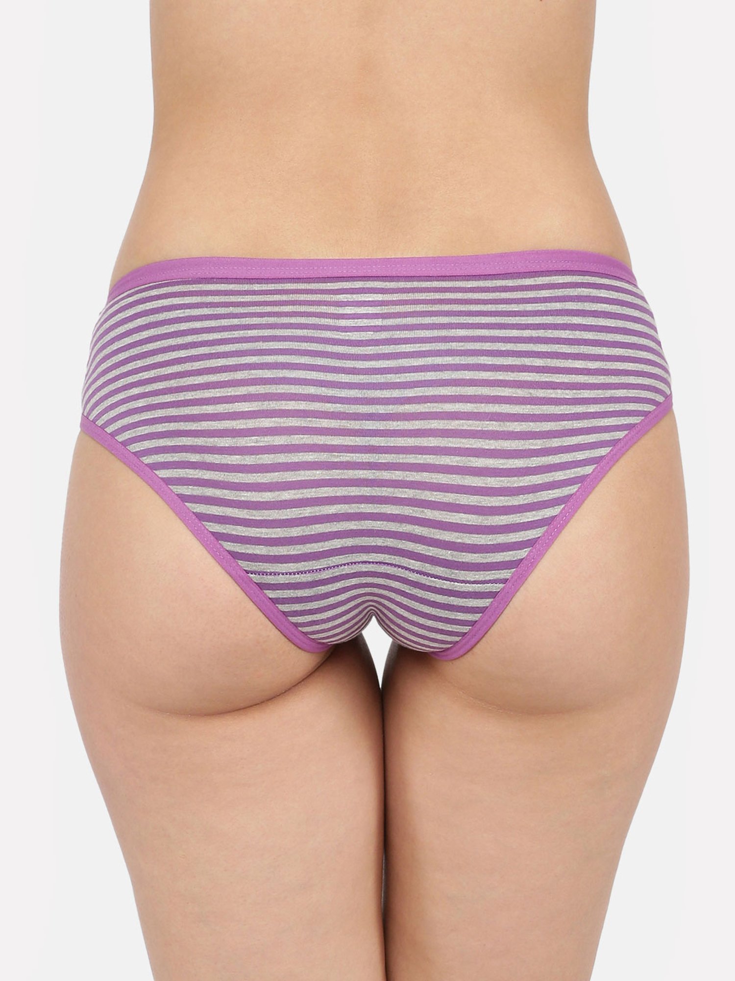 Dollar Missy Multicolor Striped Hipster Panty (Pack  of 6)