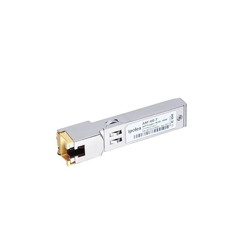 Gigabit RJ45 Copper UF-RJ45-1G Transceiver Module for Ubiquiti,Netgear, D-Link, TP-Link, Huawei,Supermicro Mini-GBIC - 1000Base-T Copper SFP Module (CAT5e Cable, 100-Meter)