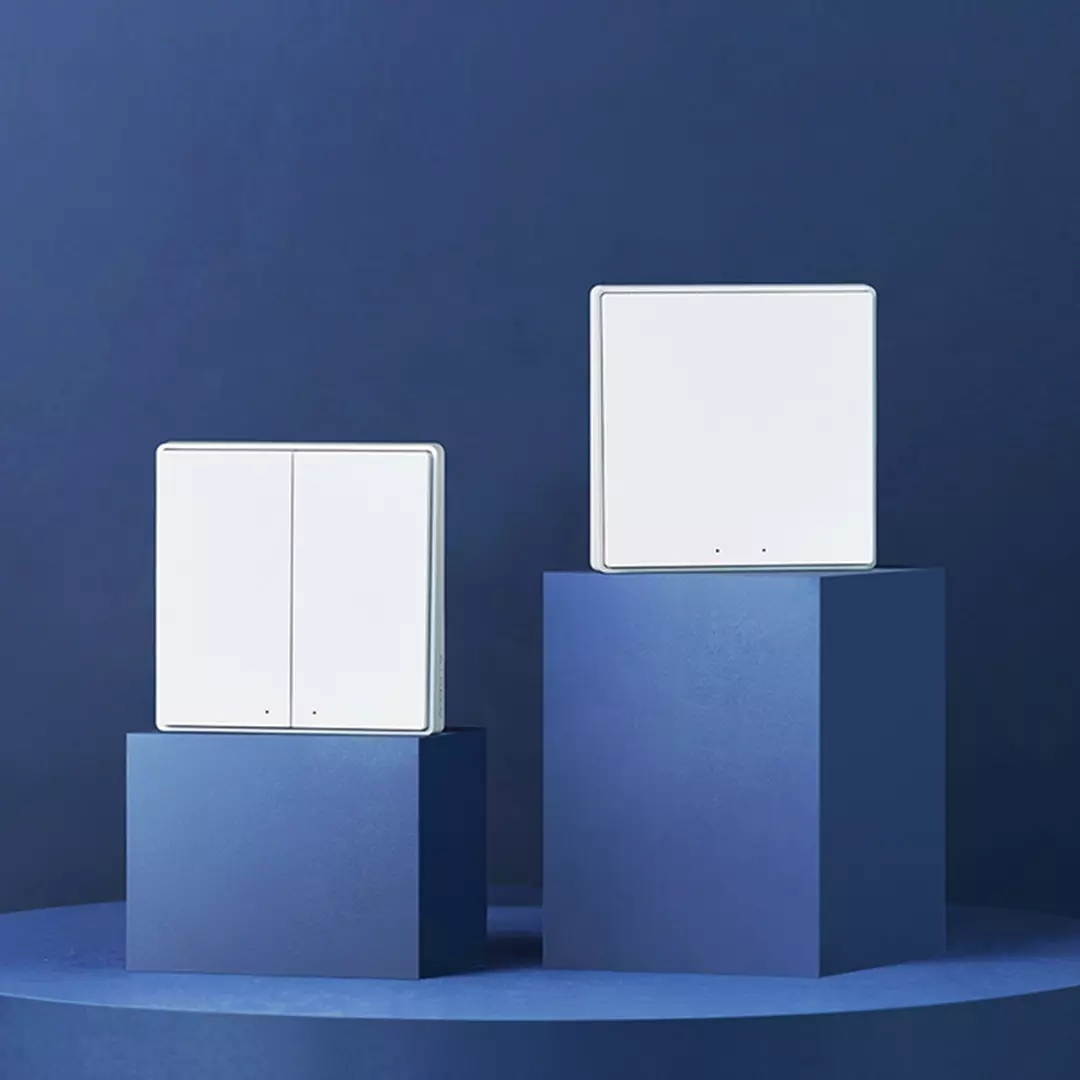 D1 1 Gang/2 Gang ZigBee Smart Wireless Switch APP Remote Control Timer Work with MIJIA APP HomeKit 2 Way