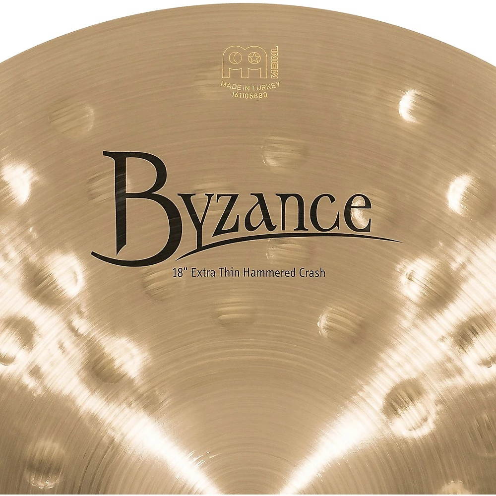 Meinl Byzance Traditional Extra Thin Hammered Crash Cymbal 18 in.