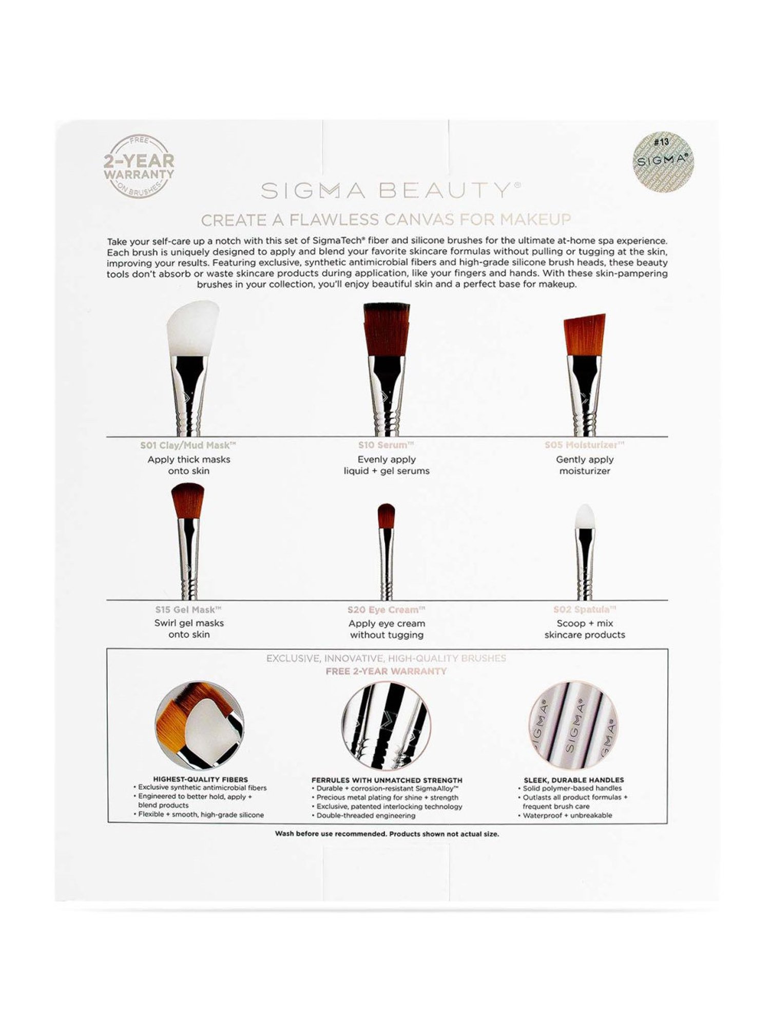 Sigma Beauty Skincare Brush Set