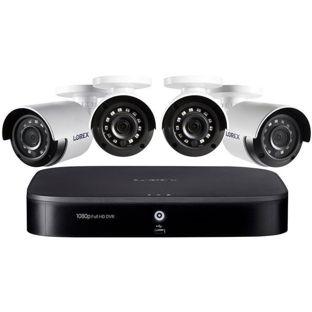 Lorex 1080p HD 8-Channel Security System with 1TB HDD DVR & 4x 1080p HD Cameras
