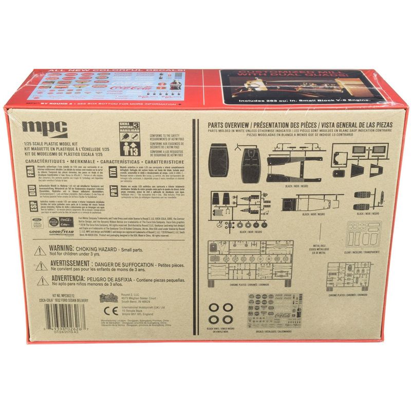 Skill 3 Model Kit 1932 Ford Sedan Delivery "Coca-Cola" 1/25 Scale Model by MPC