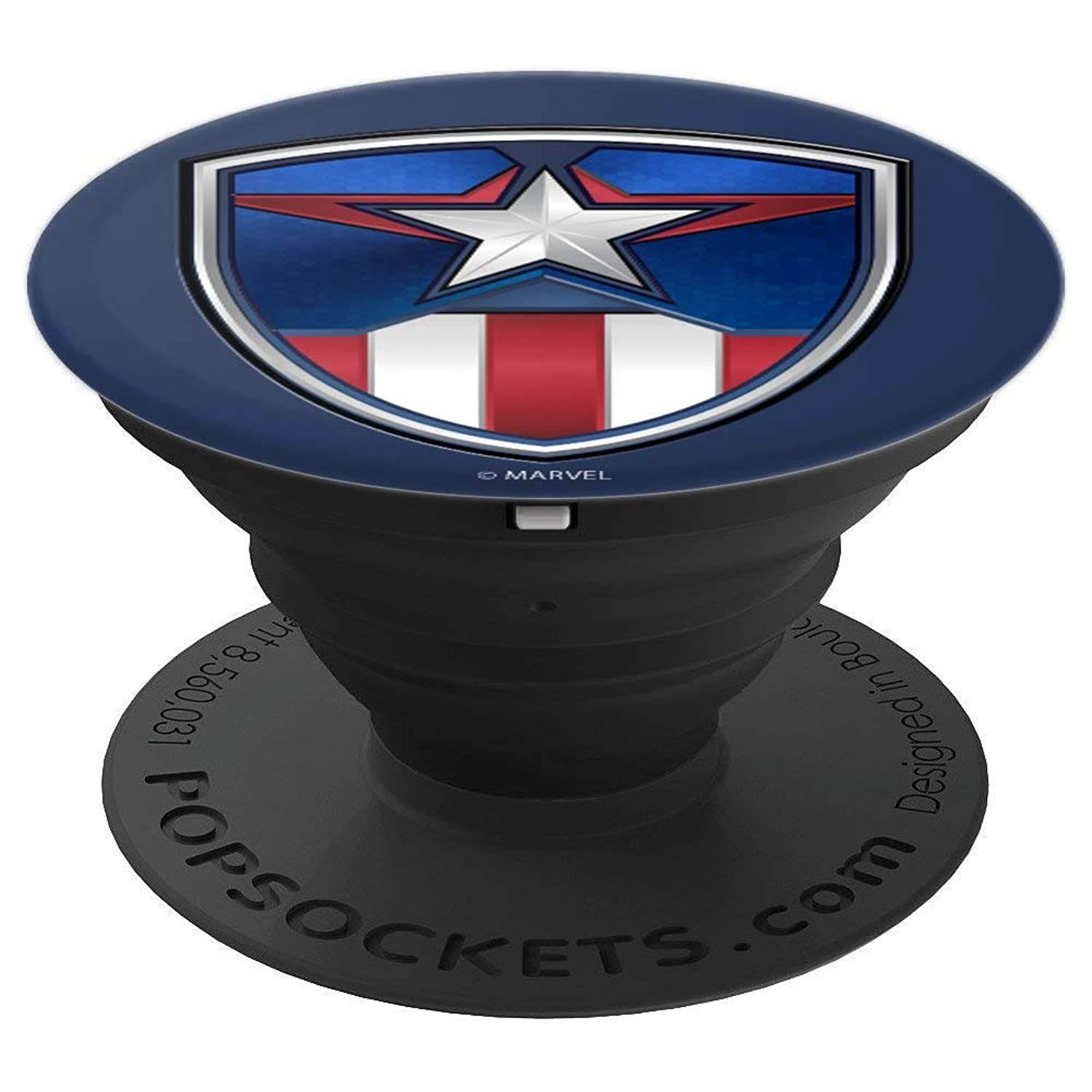 Marvel Captain America Crest PopSockets Grip and Stand for Phones and Tablets