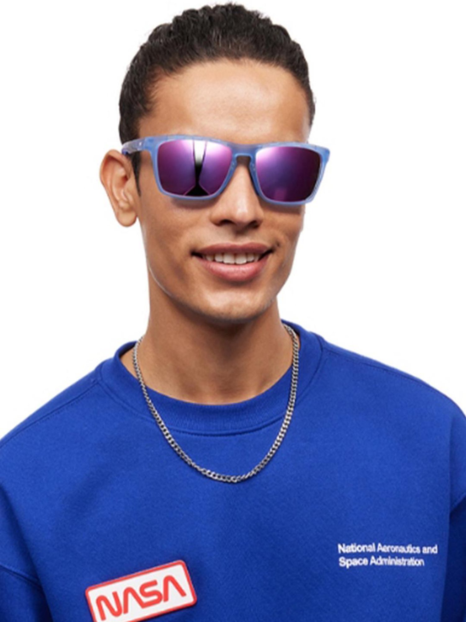 Vincent Chase Pink Wayfarer UV Protection Unisex Sunglasses