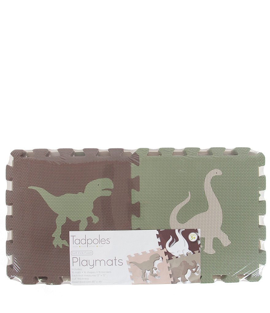 Tadpoles 16 Piece Foam Playmat Set, Dinosaur