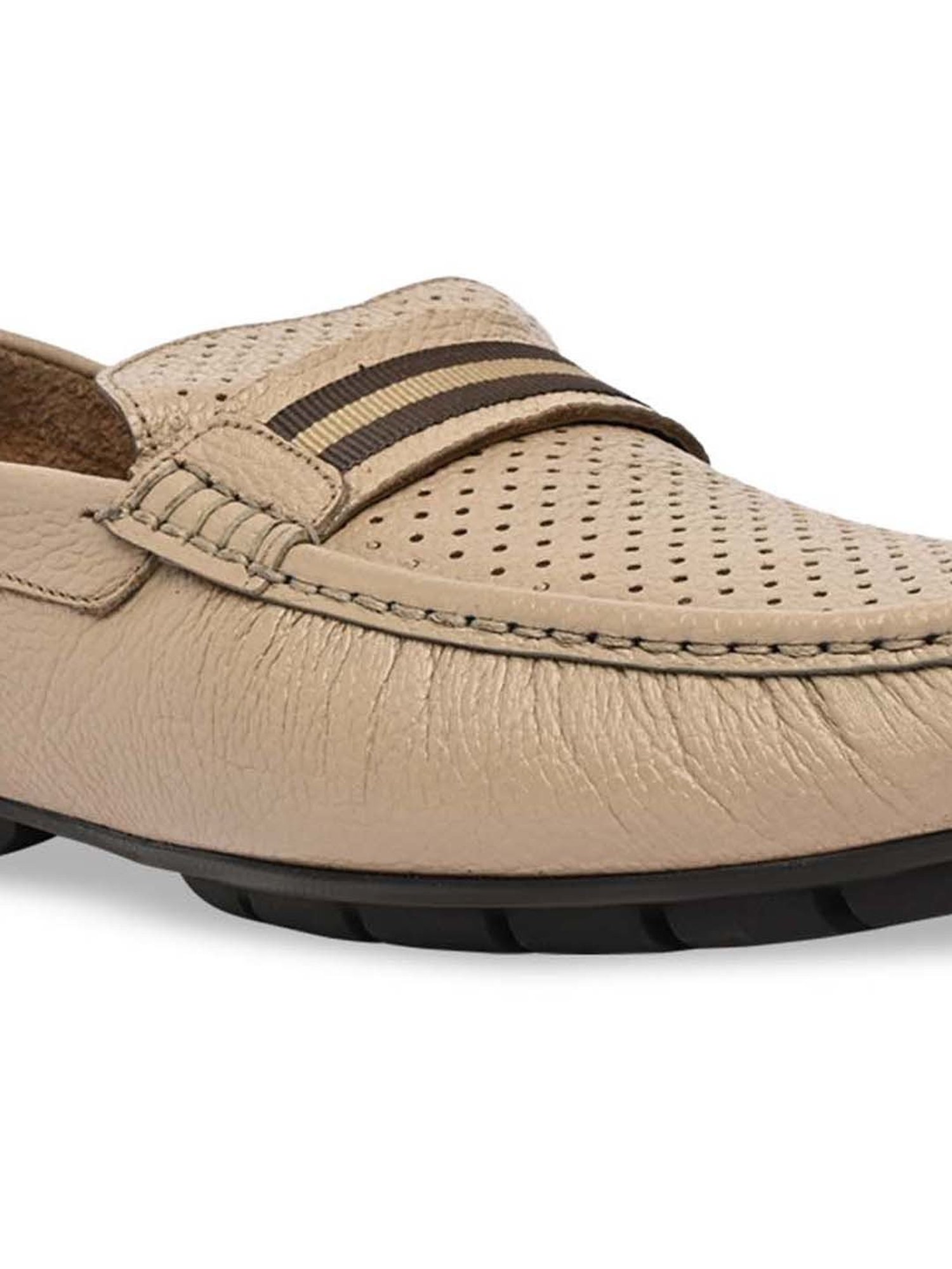 Regal Men's Beige Casual Loafers