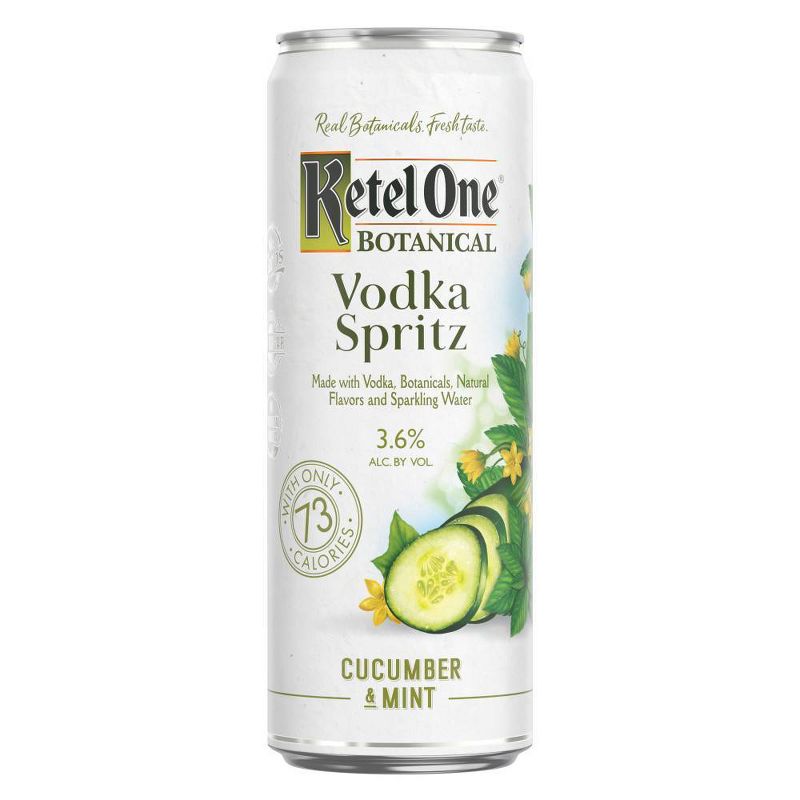 Ketel One Botanical Cucumber & Mint Vodka Spritz - 4pk/355ml Cans