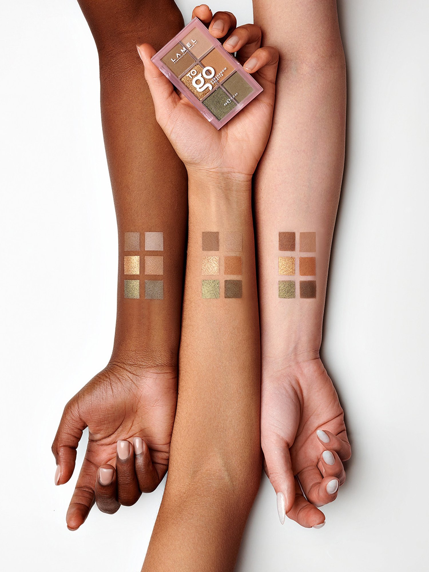 Lamel To Go Eyeshadow Palette 403 Cold Brown - 6 gm