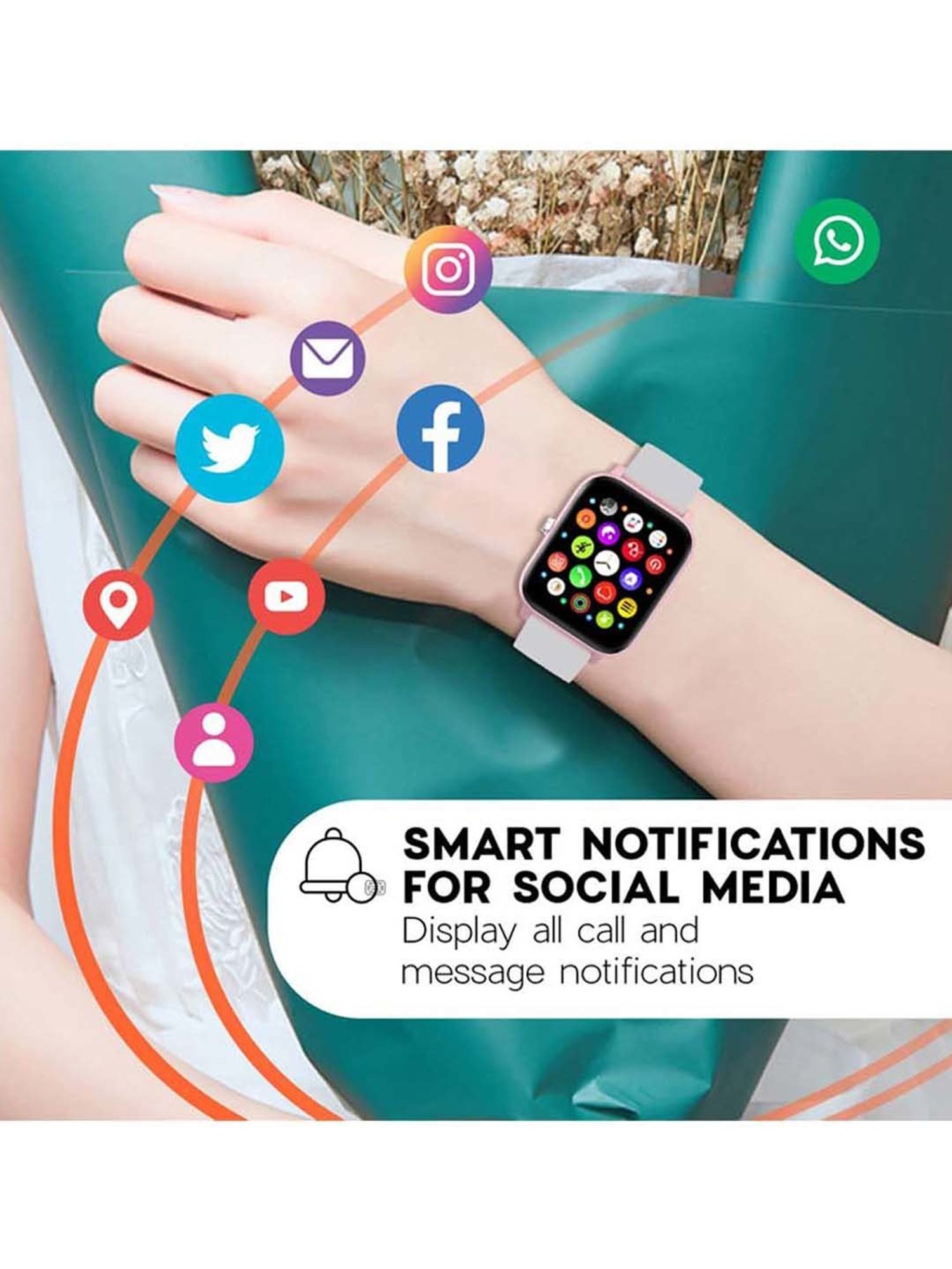 MAXX SX24 Pro Smart Watch with Real-Time Health Monitoring (Gray)