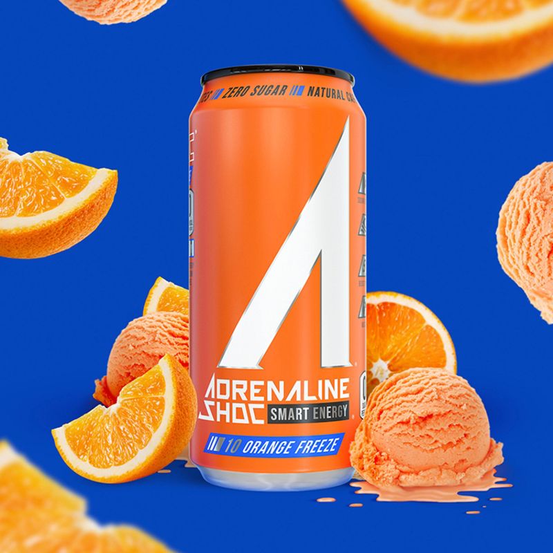 Adrenaline Shoc Orange Freeze Energy Drink - 16 fl oz Can