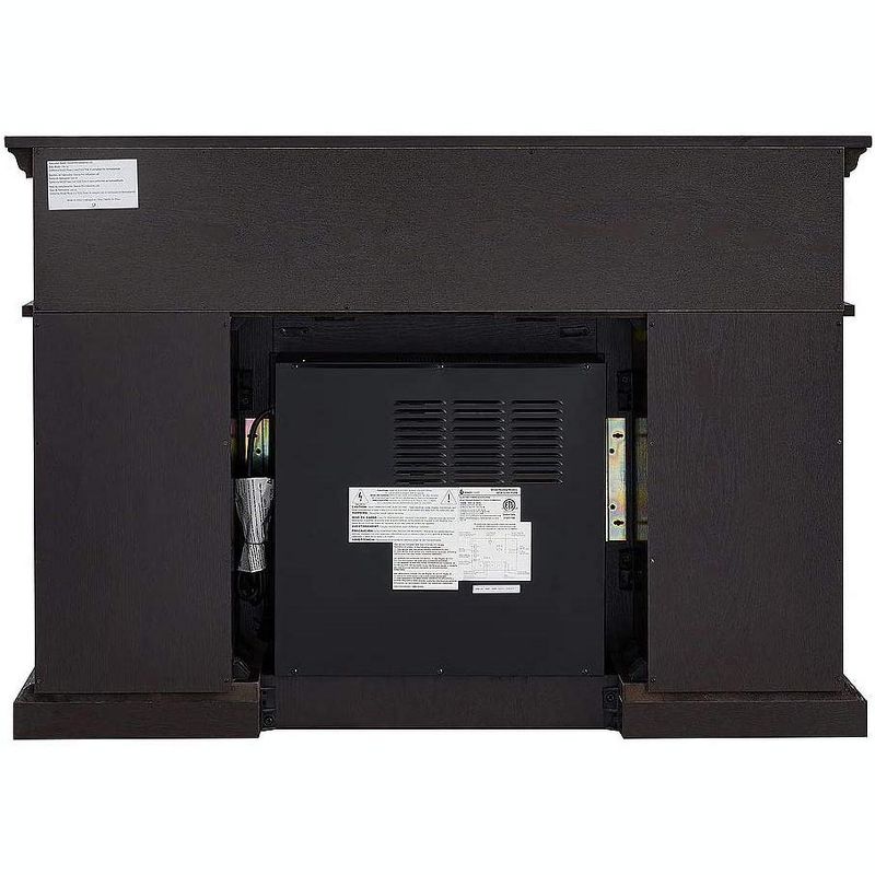 HearthPro Drew Electric Fireplace Media Console in Dark Mahogany - SP5720