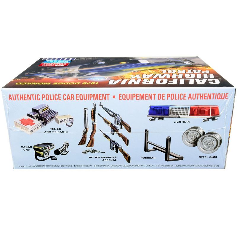 Skill 2 Model Kit 1978 Dodge Monaco "CHP" (California Highway Patrol) Police Car 1/25 Scale Model by MPC