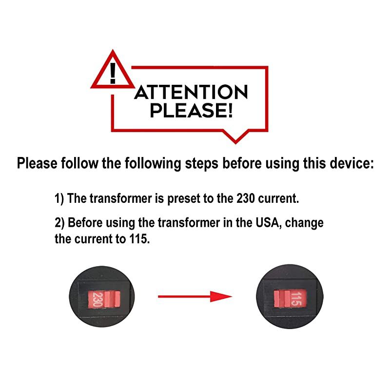 ITU-3000 Series Heavy-Duty AC 110/220V Step Up / Down Voltage Transformer / Converter with US Standard, Universal, German/French Schuko AC Outlets - 3,000 Watt