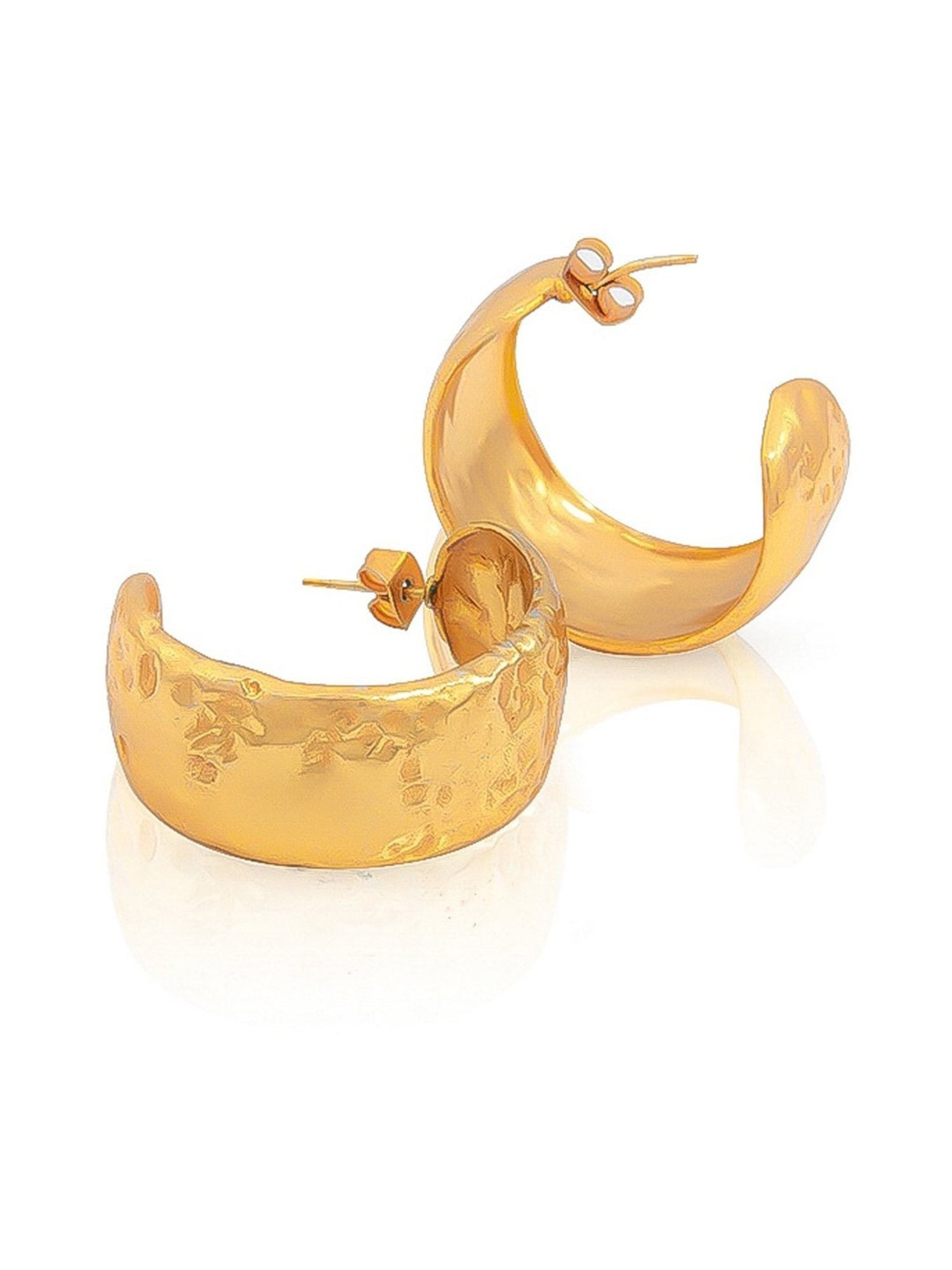 Perfectly Average Bold Textured Hoops for Women & Girls