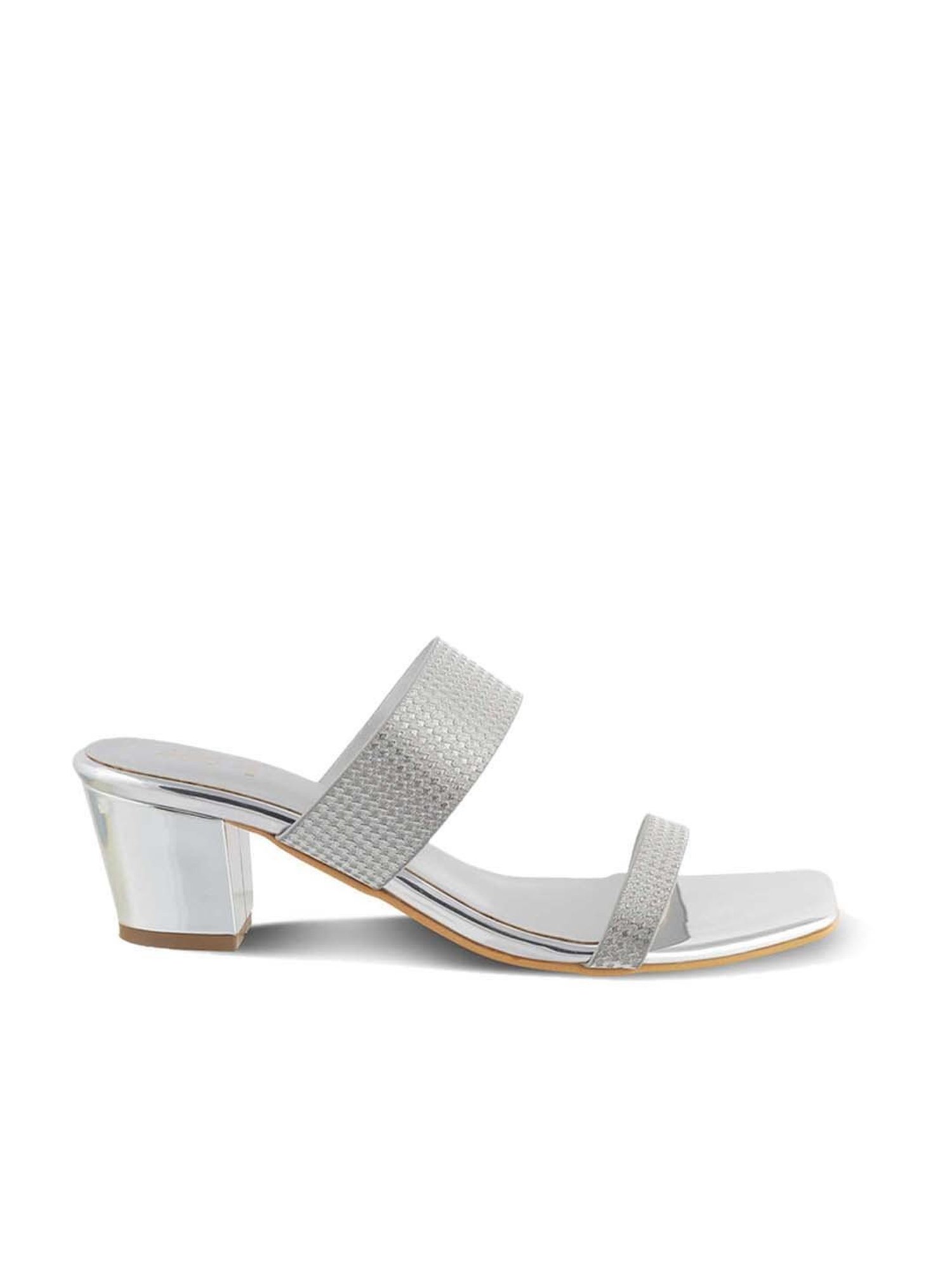 Tresmode Women's Silver Casual Sandals