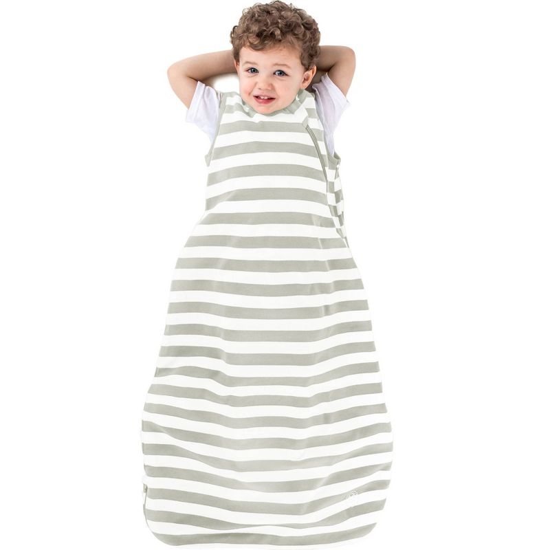 Ecolino Organic Cotton Sleep Sack Swaddle Wrap - Silver 6-18 Months