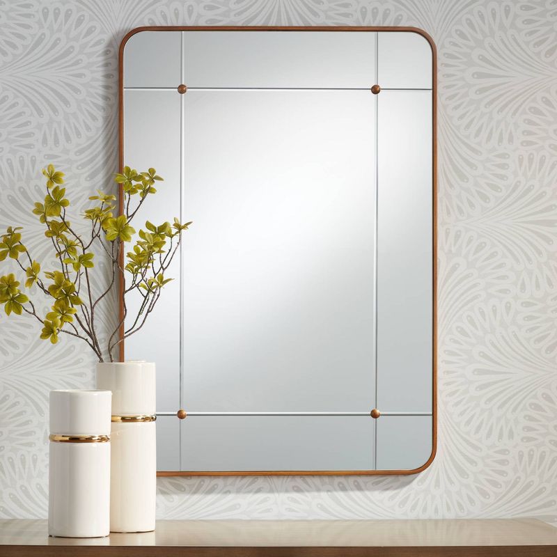 Handel Antique Gold 27" x 38" Rectangular Framed Wall Mirror