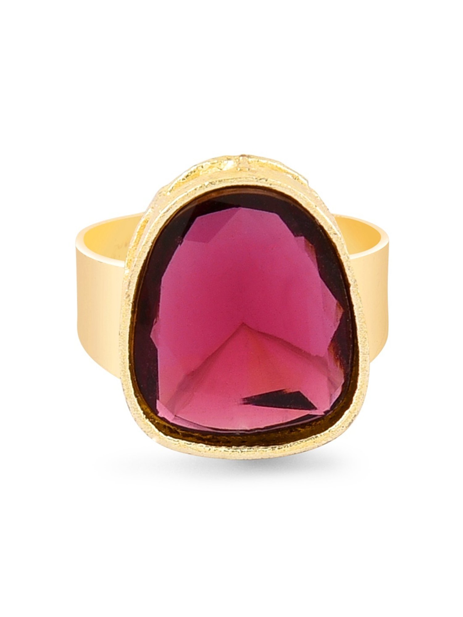 Zaveri Pearls Pink Meenakari Cascading Waterfall Choker Necklace Earring & Ring Set-ZPFK15895