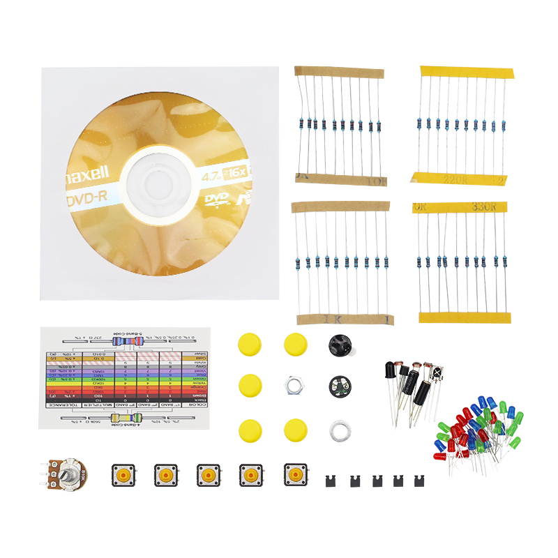 RFID Starter Kit for UNO R3 Upgraded Advanced Learning Suite without Retail Box for Raspberry Pi 3 B+/B + CD