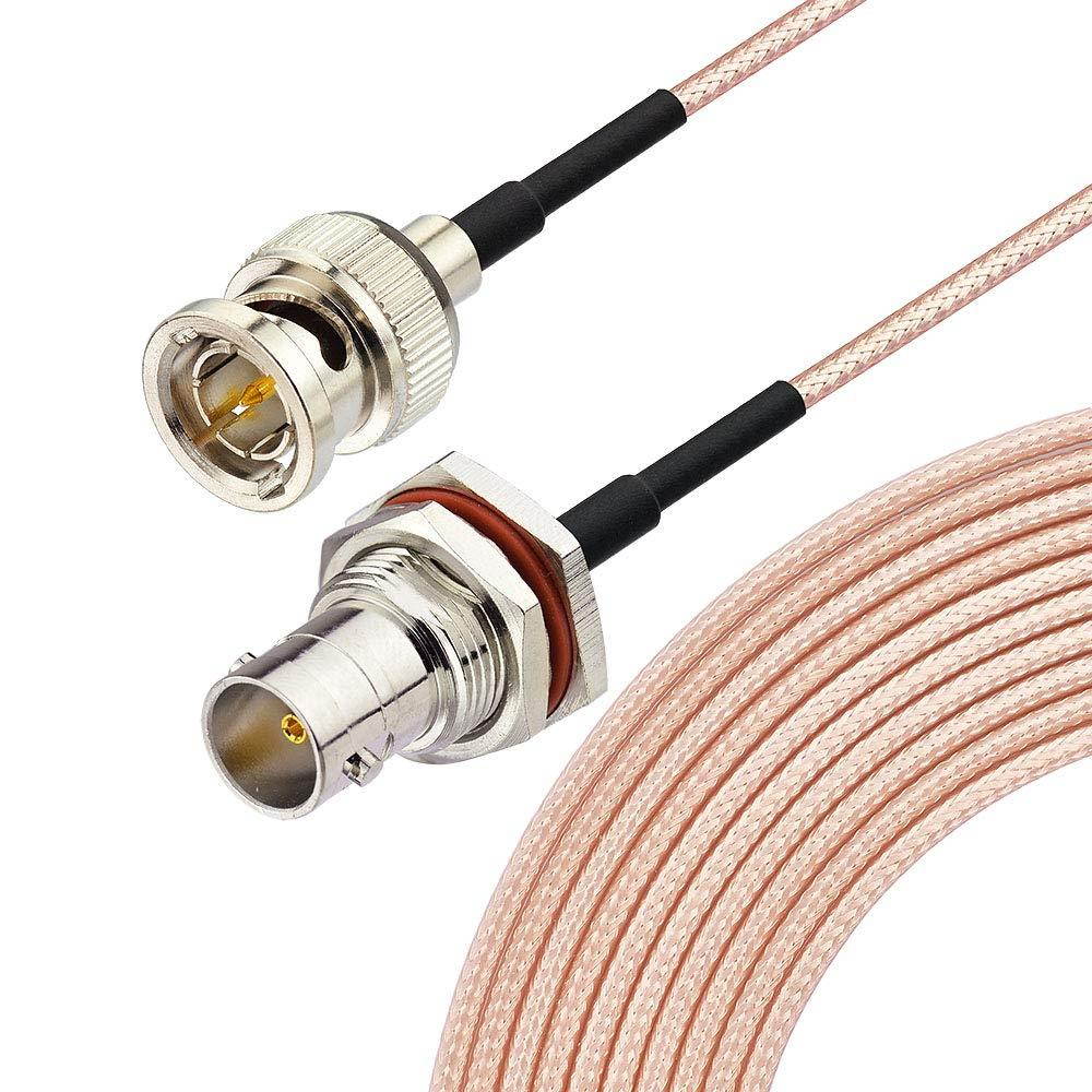 Superbat BNC Cable 3G/HD SDI Cable(200cm 75O) bnc Male to Female Extension Coaxial Cable for Cameras and Video Equipment,Supports HD-SDI/3G-SDI/4K/8K,SDI Video Cable (Straight,1Pcs)