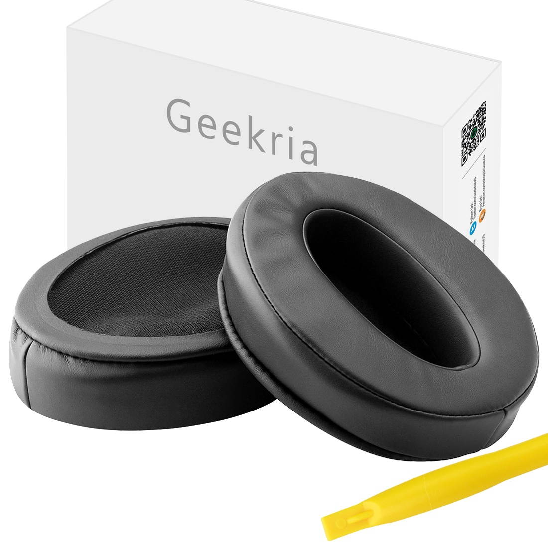 geekria replacement earpad for sennheiser hd4.50bt, hd4.50btnc, hd4.40bt headphone/ear pad/ear cushion/ear cups/ear cover/earpads repair parts
