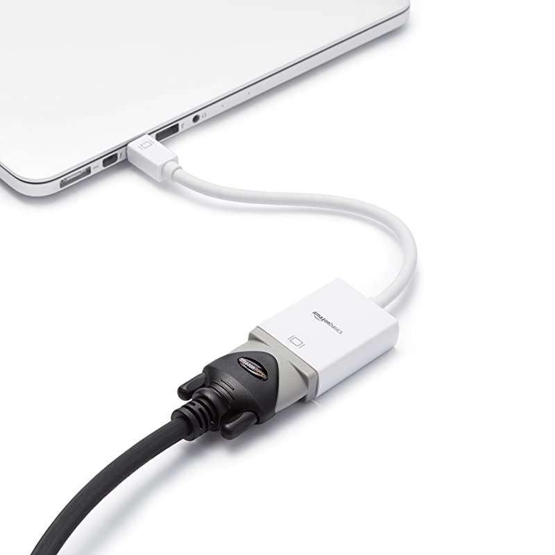 Mini DisplayPort to VGA Monitor Adapter Apple Compatible