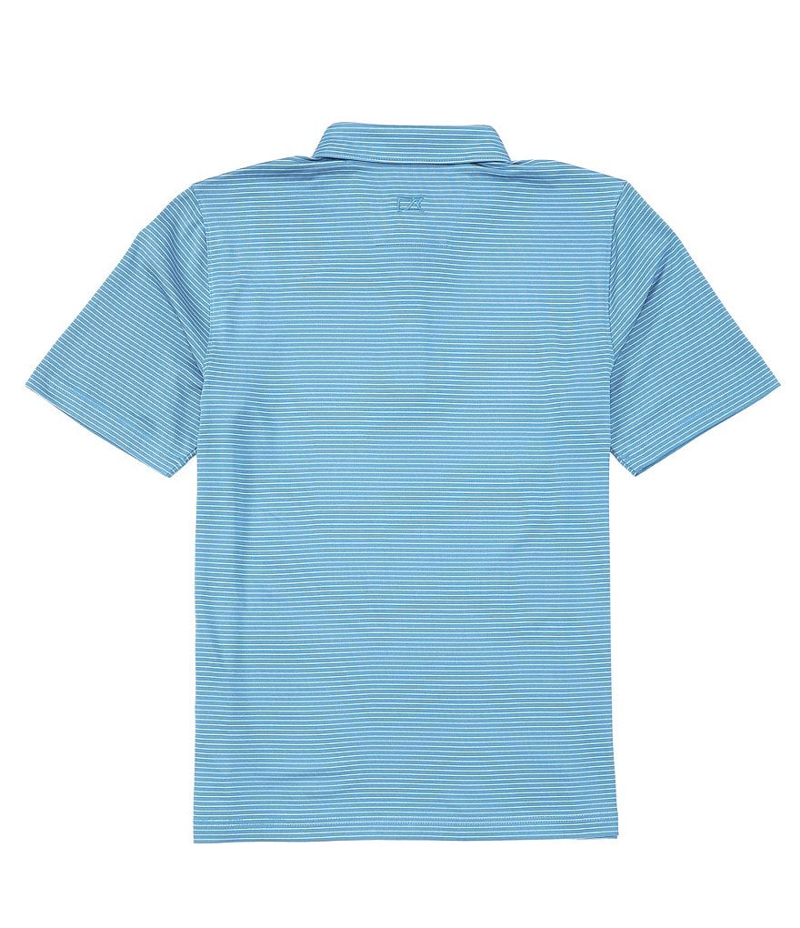 Cutter & Buck Forge Pencil Stripe CB DryTec Short-Sleeve Polo