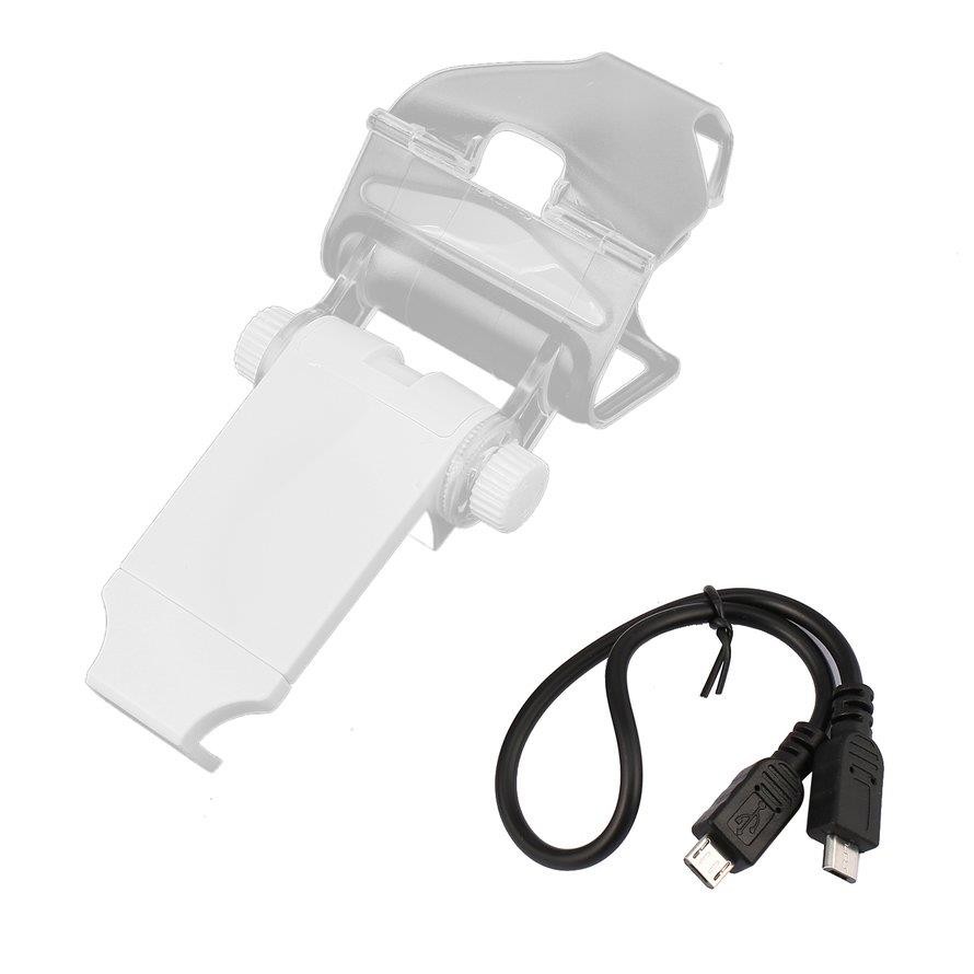 Mobile Phone Clamp Stand Clip Holder for PS4 Game Controller Bracket White