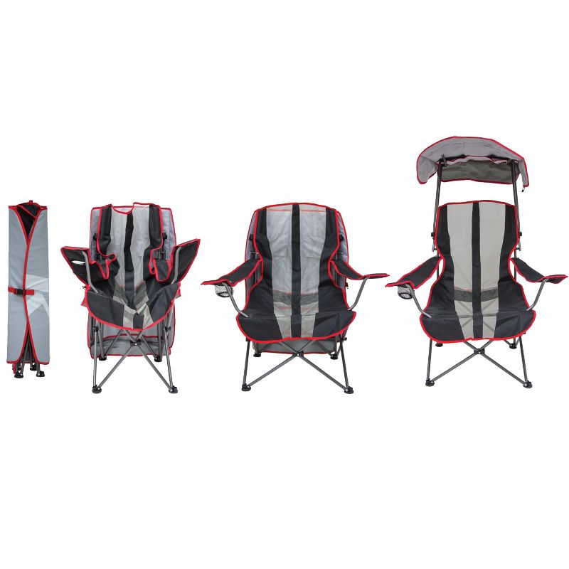 Mac Sports Beach Day Foldable Chaise Lounge Chair & Integrated Pull Cart Combo