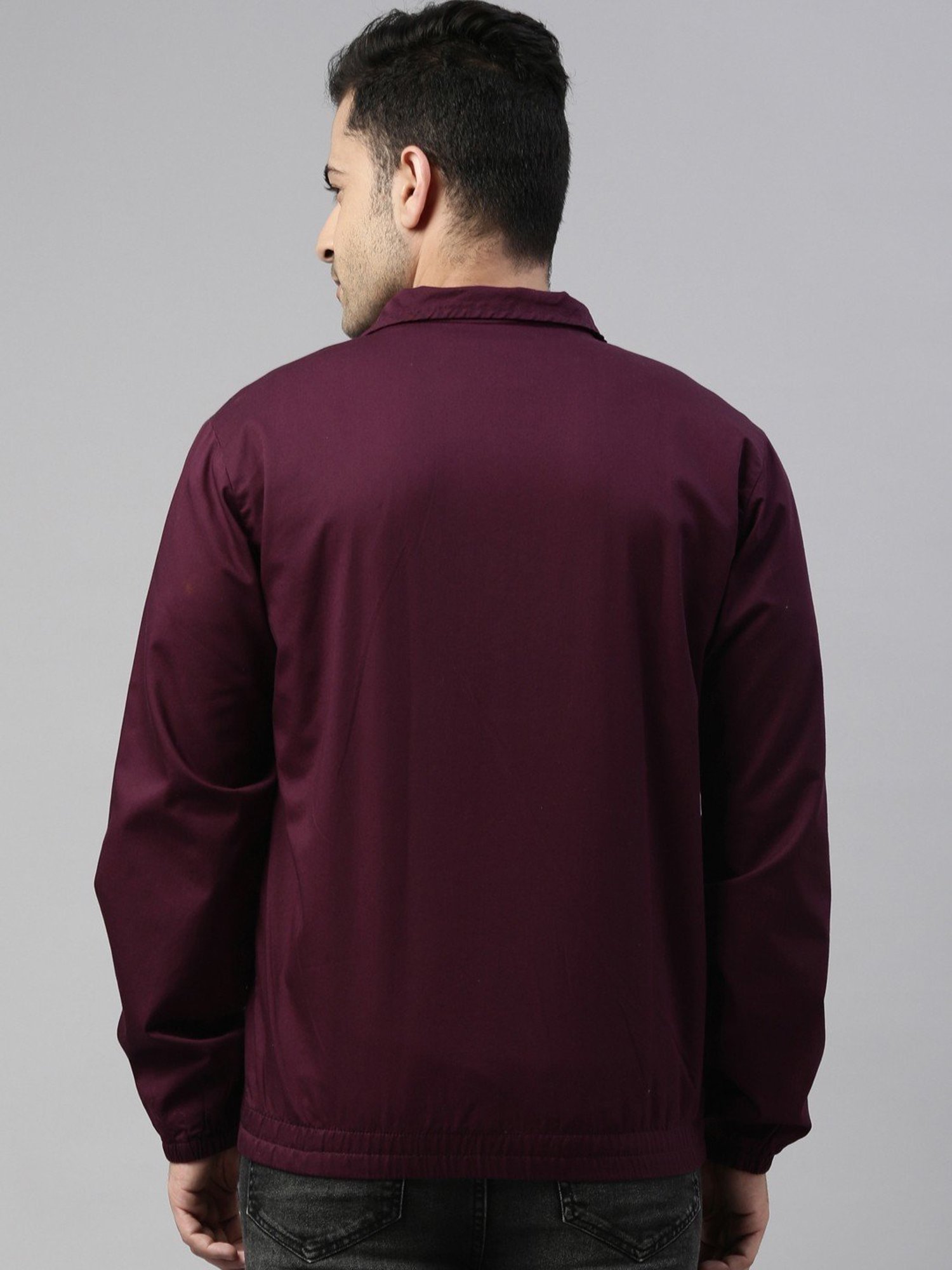 Hummel Grey Regular Fit Bomber Jacket