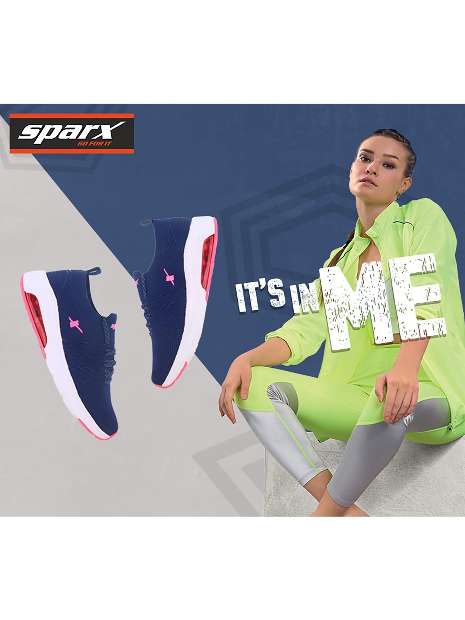 Sparx Women's Navy Running Shoes