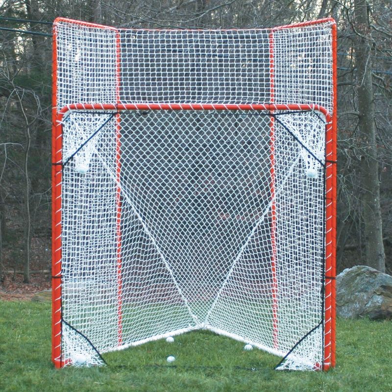 EZ Goals Portable Folding Lacrosse Practice Net Goal with Backstop and Targets