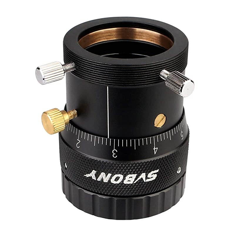 1.25 inches Double Helical Focuser High Precision for Telescope Finder Guidescope with Brass Compression Ring (M42x0.75)