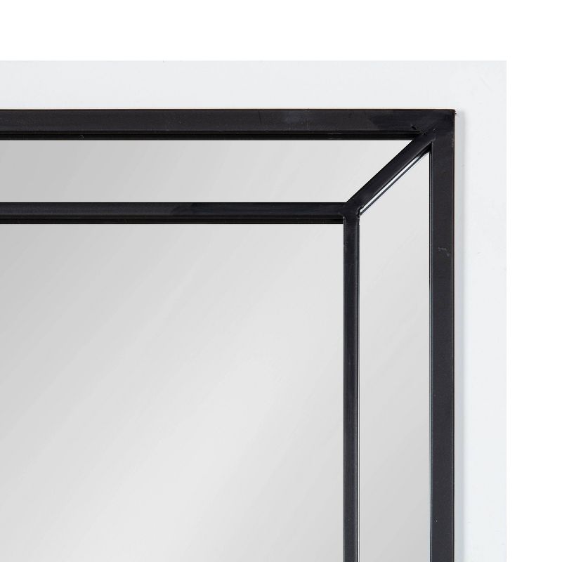 24" x 36" Audubon Rectangle Wall Mirror White - Kate & Laurel All Things Decor