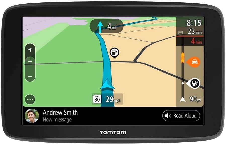 TomTom Go Comfort 6 Inch GPS Navigation Device with Updates via Wi-Fi, Real Time Traffic, Free Maps of North America, Smart Routing, Destination Prediction and Road Trips