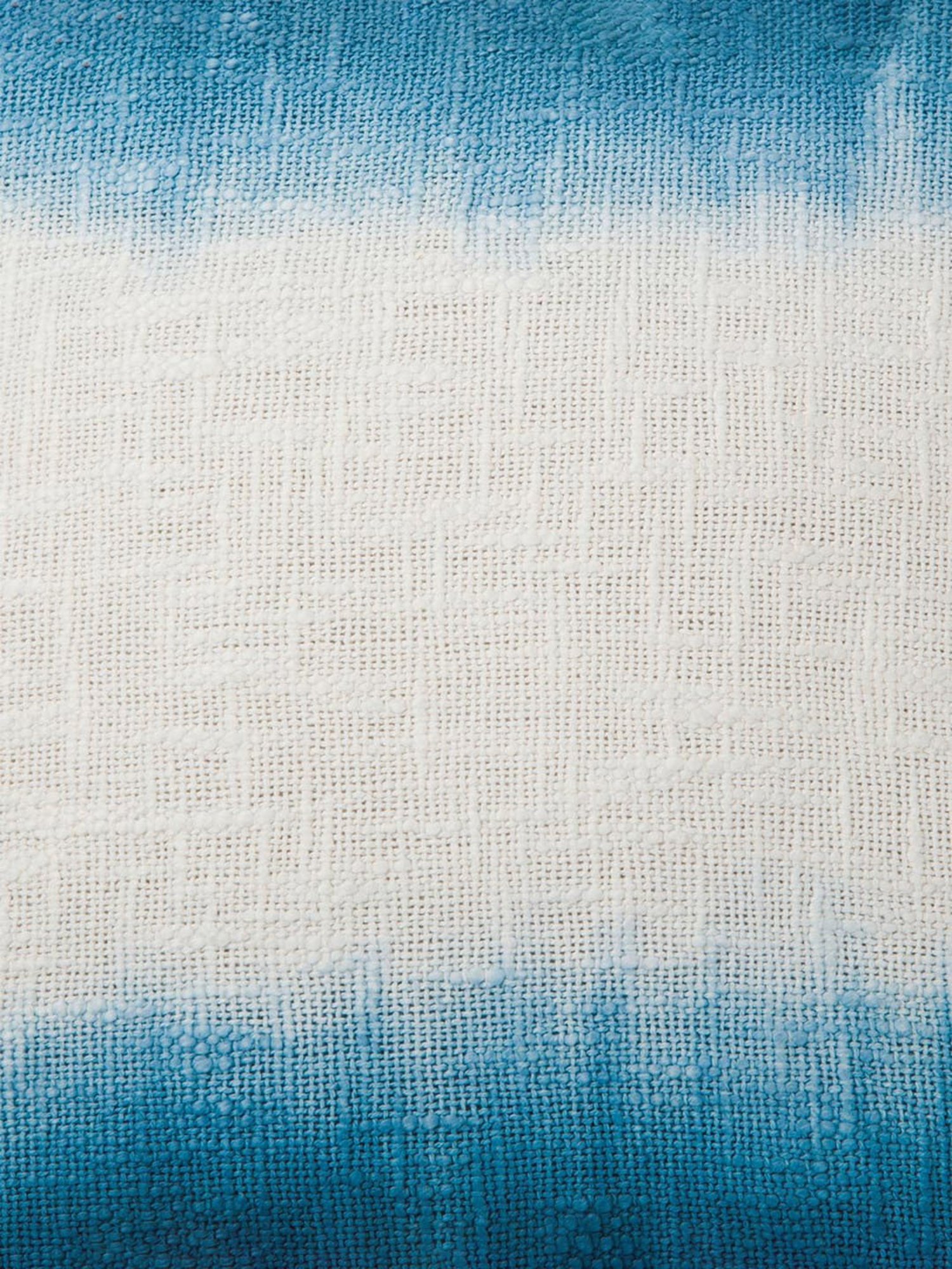 Fabindia Blue Cotton 24 TC 335 GSM Coramandel Cushion Cover