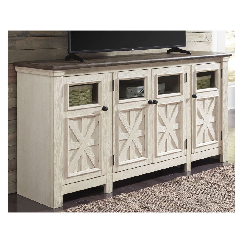 Bolanburg Extra Large TV Stand Brown/White - Signature Design by Ashley