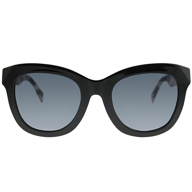 Fendi FF 0204 5MB Womens Cat-Eye Sunglasses Black 48mm