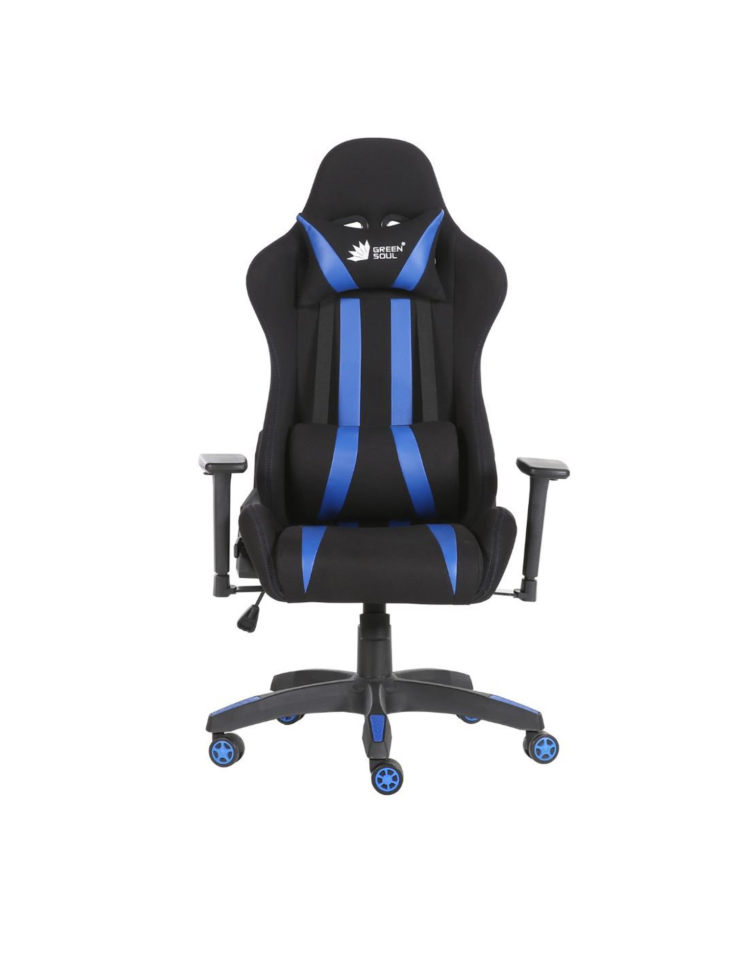 Green Soul Beast Black & Blue PU Leather Gaming Chair