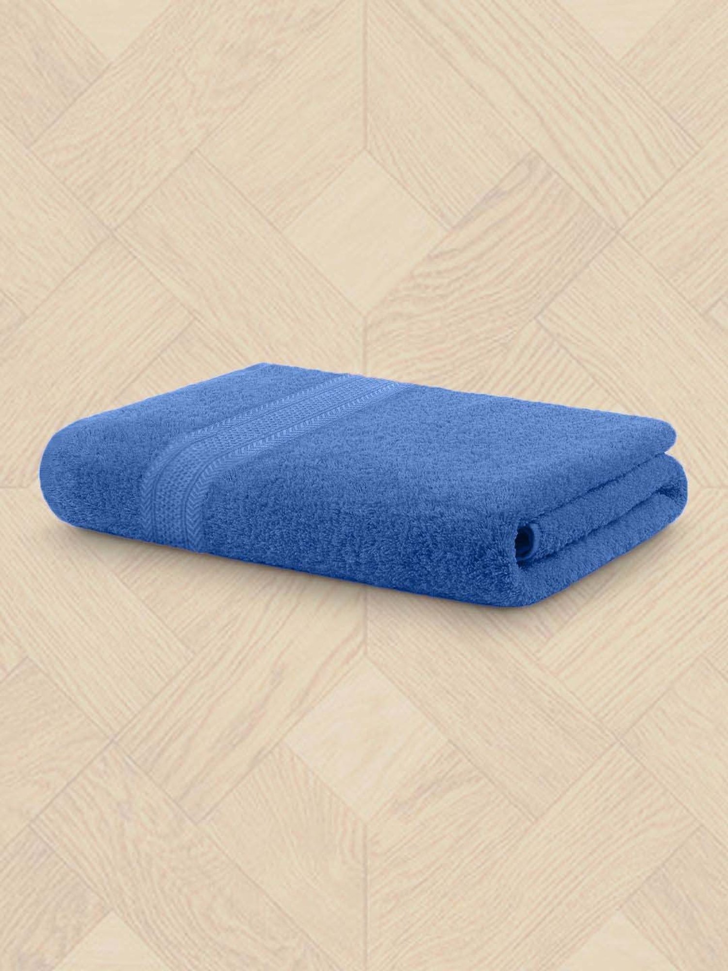 Raymond Home Fresh Sky Blue 340 GSM Cotton Bath Towel